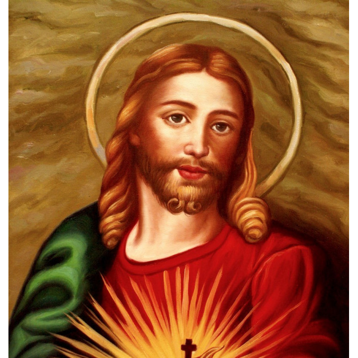 Herz Mariae, die Madonna des Himmels - Ölgemälde