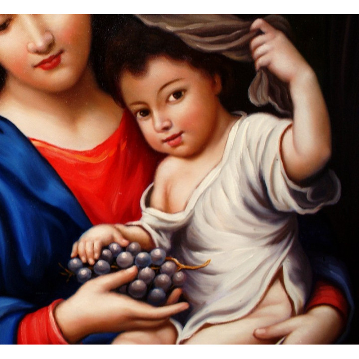 Wundertätige Madonna, die Madonna des Himmels - Ölgemälde