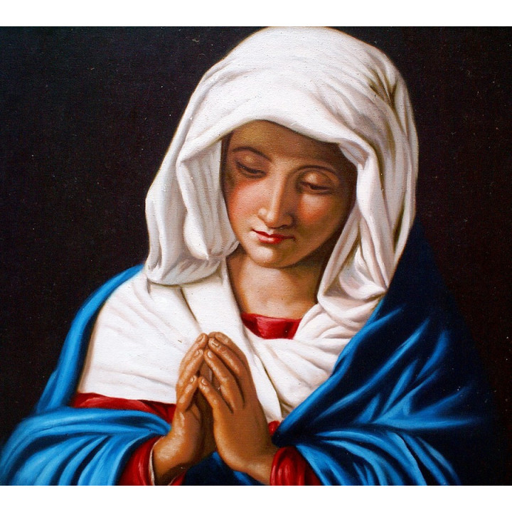 Herz Mariae, die Madonna des Himmels - Ölgemälde