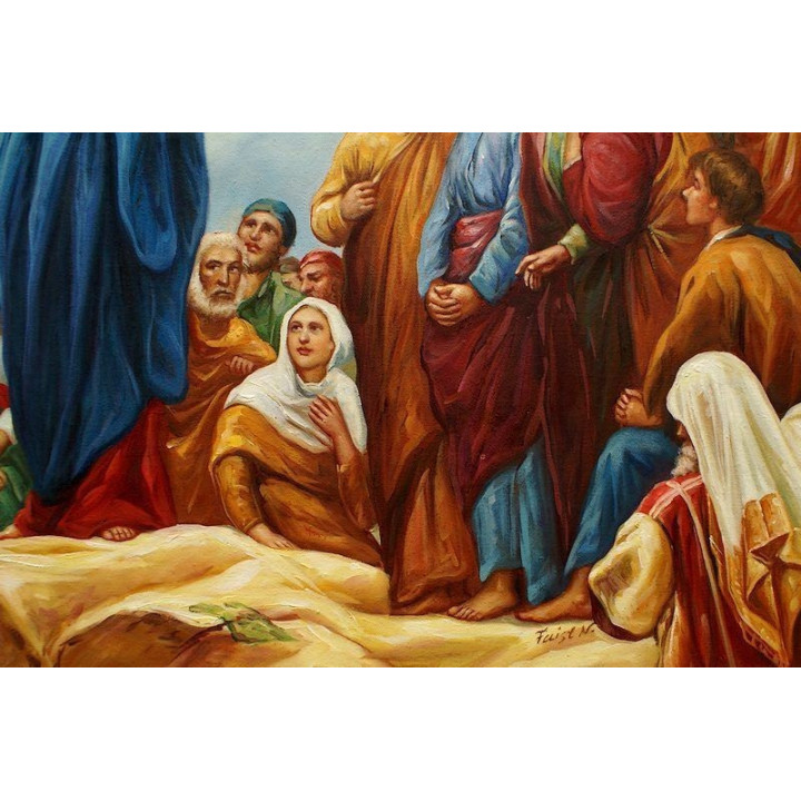 Herz Mariae, die Madonna des Himmels - Ölgemälde