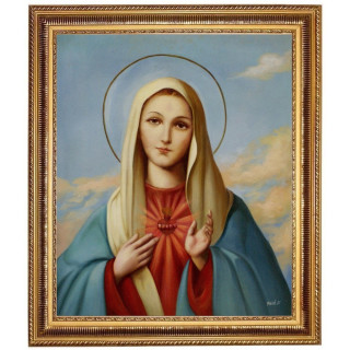 Herz Mariae, die Madonna des Himmels - Ölgemälde