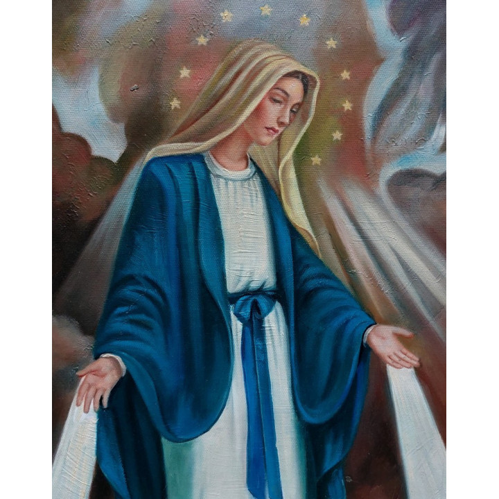 Wundertätige Madonna, Immaculata, Maria Mutter Gottes - Ölgemälde