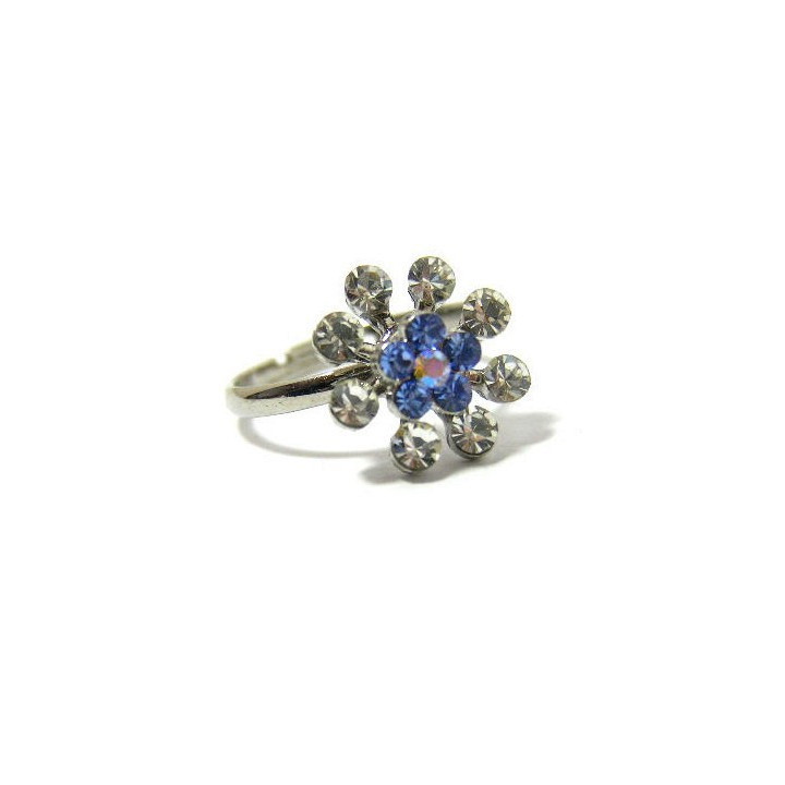 Fingerring mit Strass Kristalle