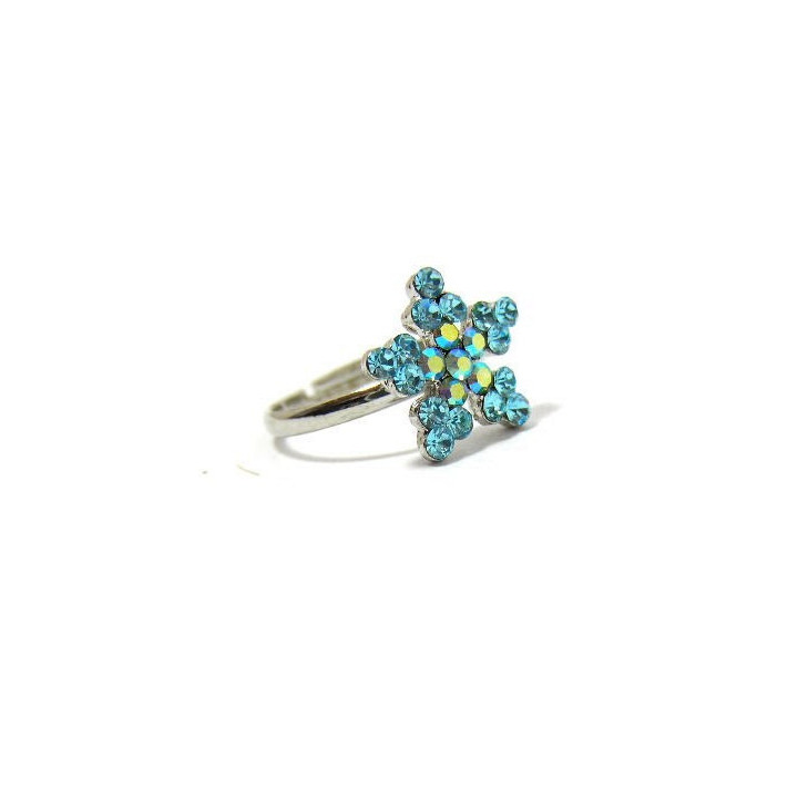 Fingerring mit Strass Kristalle