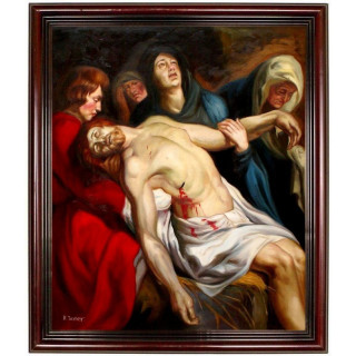 Jesus Christus - handgemaltes Ölbild in  50x60cm v. Rubens