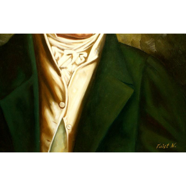 Beethoven Ludwig - Portrait - handgemaltes Ölbild in 50x60cm