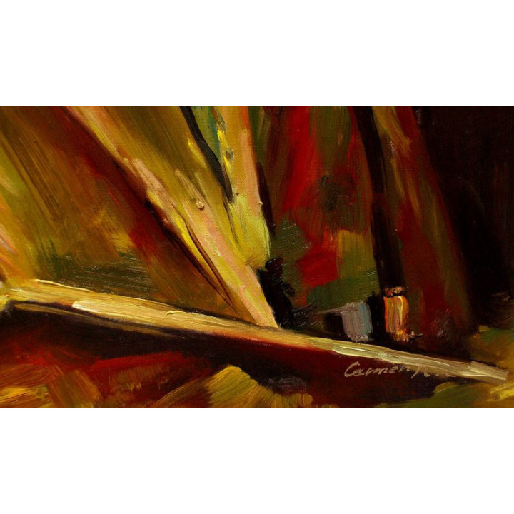 Faistauer Anton - Selbstbildnis - handgemaltes Ölbild in 50x60cm