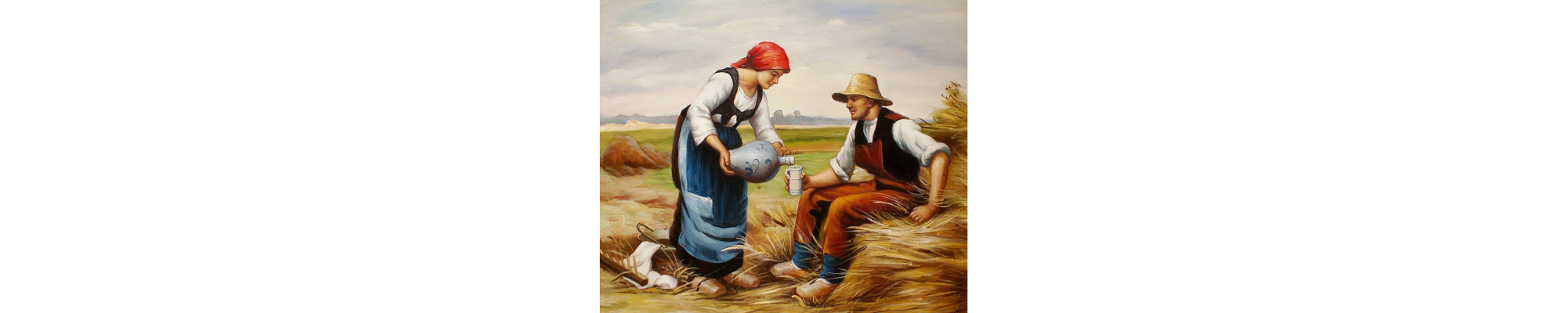 Ölbilder Heuarbeit, Julien Dupré